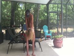 Outside, her lover banged the naturally curvy wife.